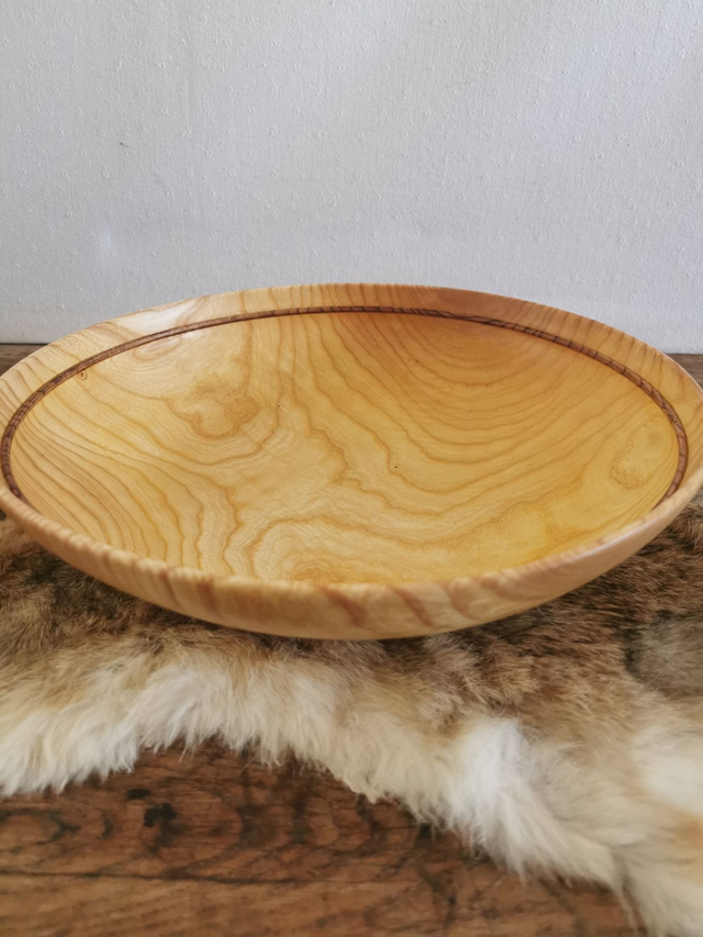 Saladier Tore en Frêne vitrifié