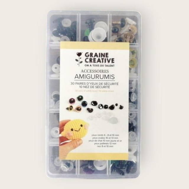 30 paires yeux + 10 nez de sécurité 