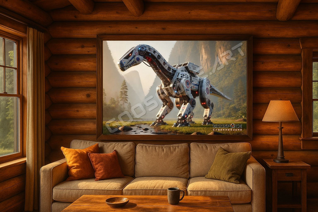 Cadre Cybernosaure Brachiosaure (16)