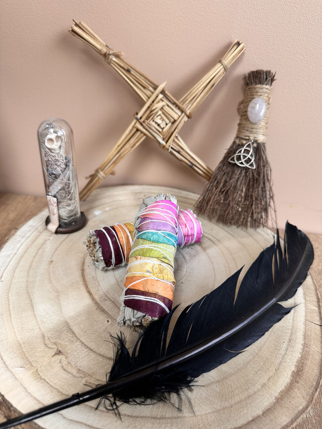 🔮 Fagot Sauge Blanche Rose Chakra