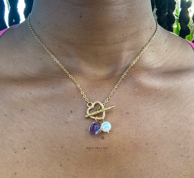 Collier - Fleur de clitoria