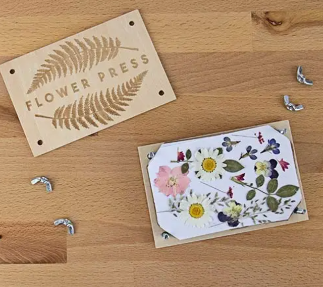 DIY flower press