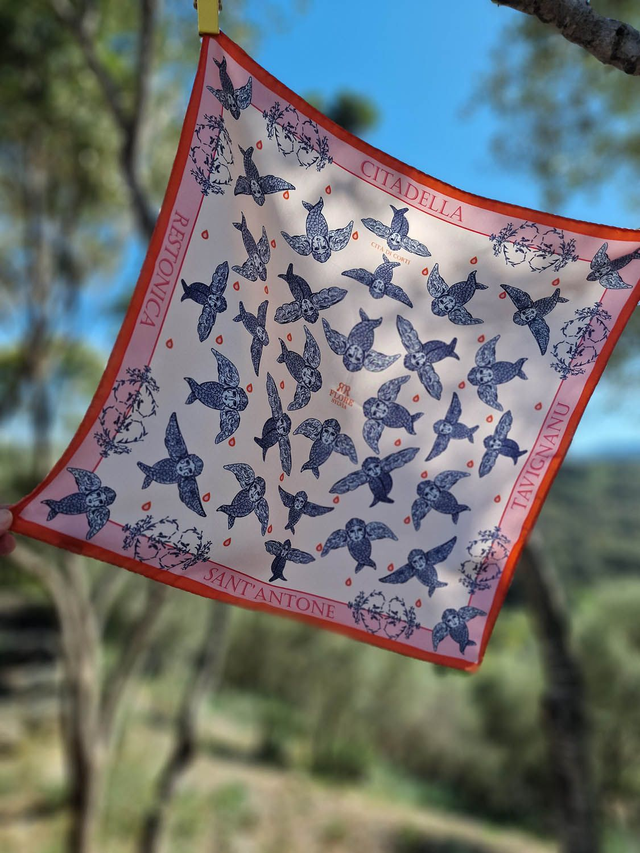 CARRÉ SANT&#039;ANTONE ROSE POUDRÉ 65 