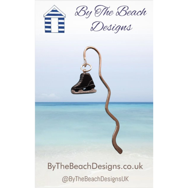 Black Figure Skate Bookmark