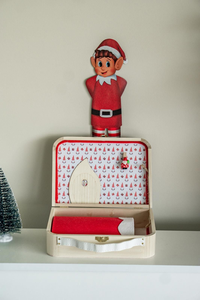 Mini valise magique - motif lutins