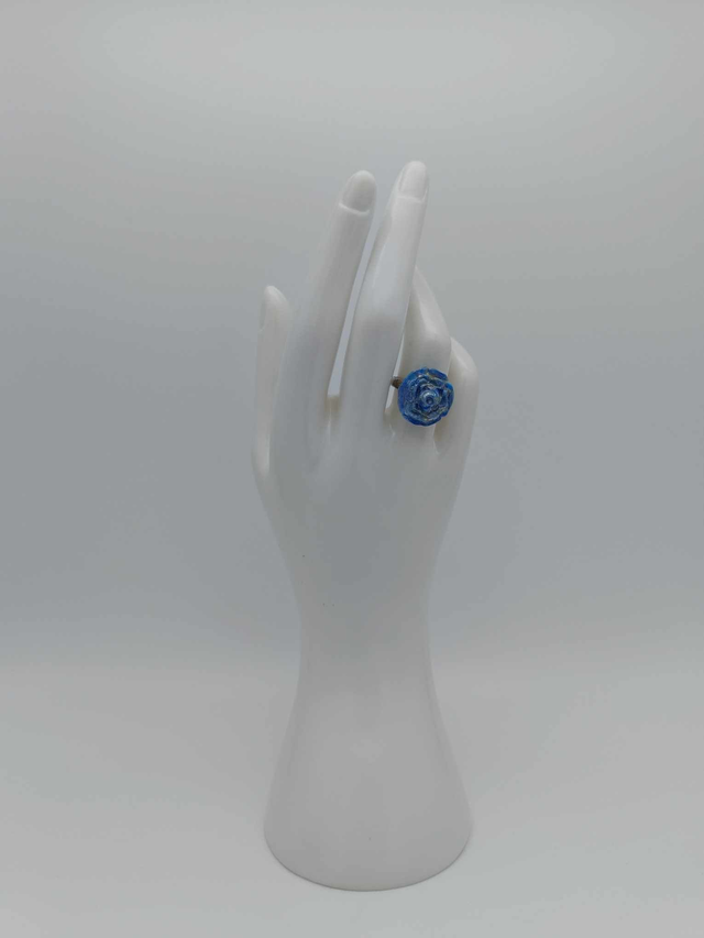 Bague en porcelaine froide Petite fleur