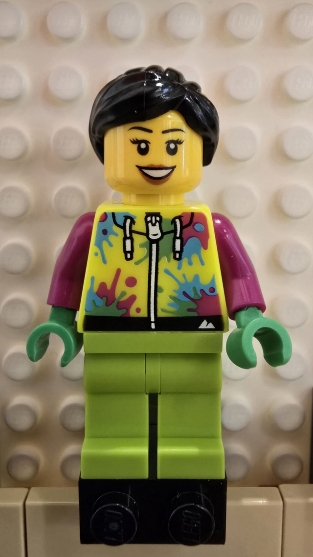 LEGO cty1631 Mountainbikerin Minifigur