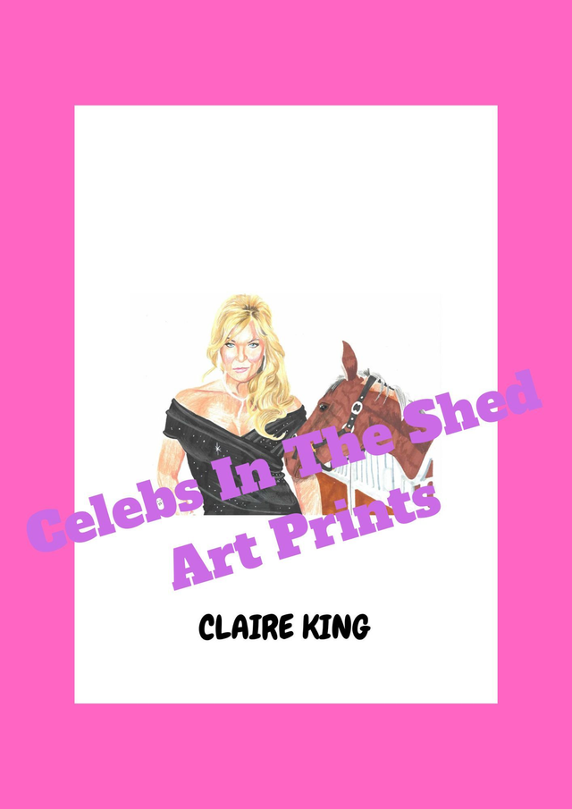 Claire King Limited Edition A4 Portrait Drawing Print