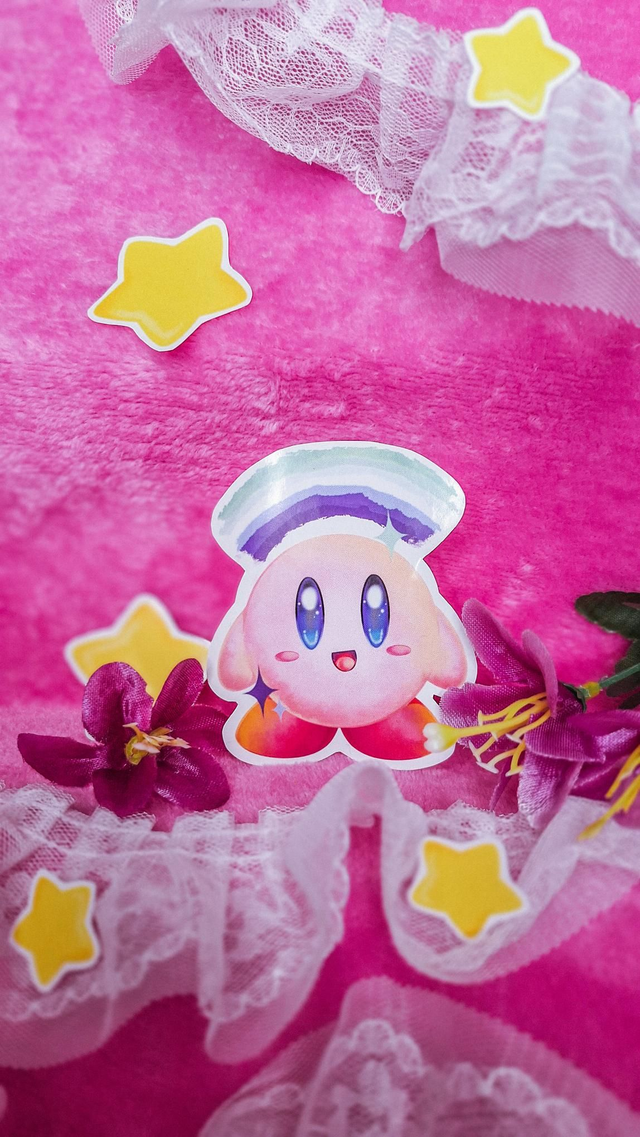 Gay Flag Kirby - Pegatinas