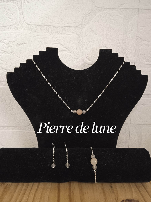 Parure pierre de lune