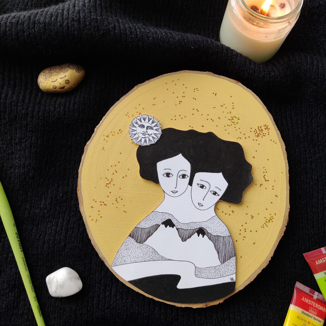 Les soeurs soleil - Oeuvre originale