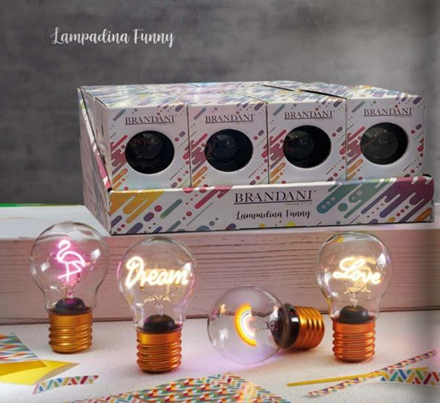 Brandani - Lampadina Colori e Decori Assortiti Vetro