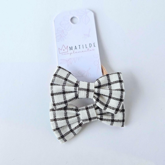 Colet Lazo Par Beige Cuadrille Grande