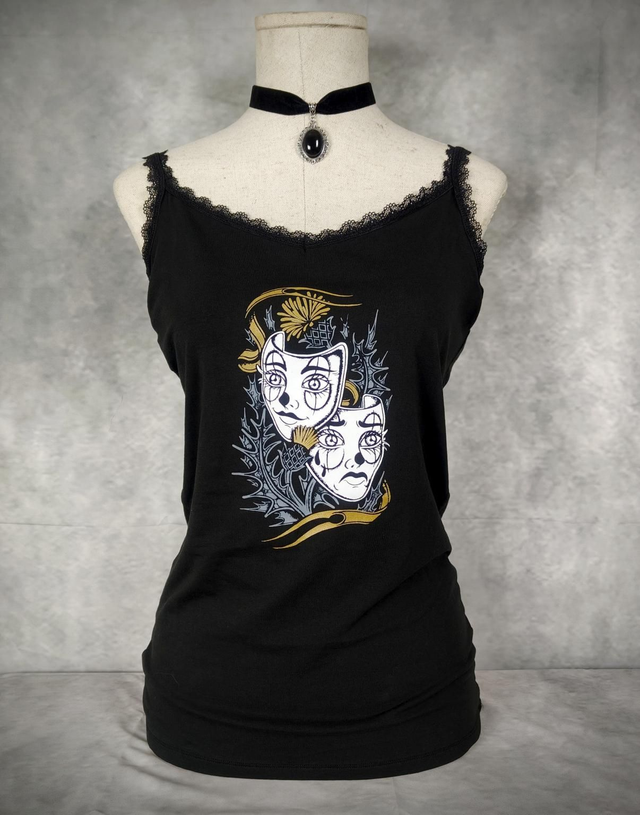 T-Shirt Dentelle &quot;Smile/Cry 2&quot;