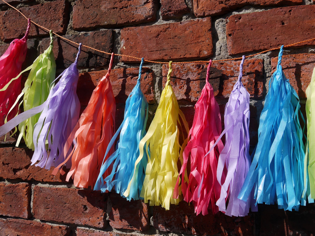 Colourfest tassels garland