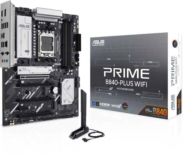 02.1.0047 – Scheda Madre ASUS Prime B840‑PLUS WIFI DDR5 – ATX entry‑level con WiFi per Ryzen 7000/8000/9000