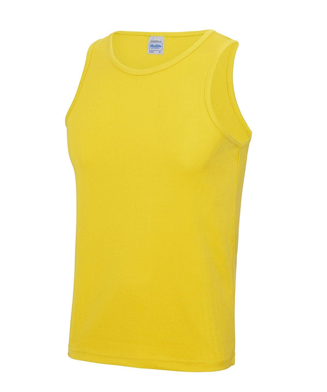 Custom Male Vest Sun Yellow