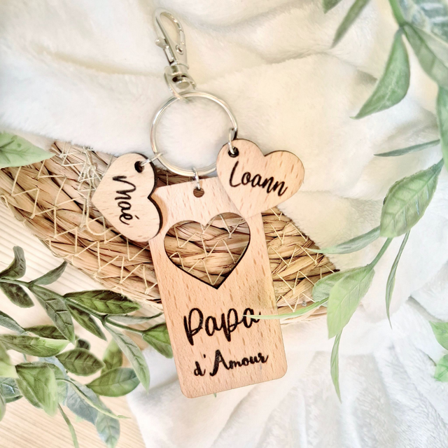 Porte clé Papa ou Maman d&#039;Amour