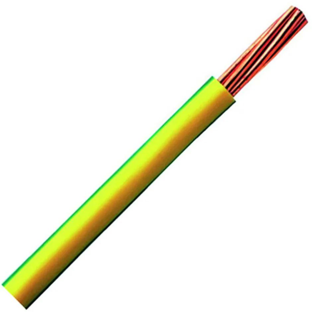 Erdungskabel H07V-K 1x16 mm² GNGE – Feindrähtig, PVC-isoliert, Grün-Gelb 50m