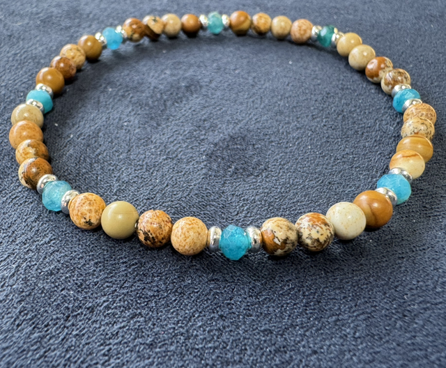 Bracelet « L’essentiel » Jaspe paysage-Appatite