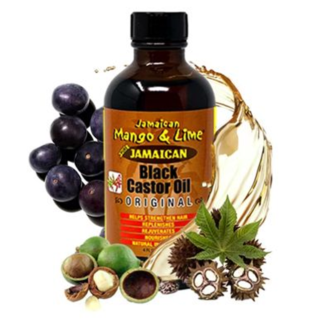 Jamaican Mango &amp; Lime Original Black Castor Oil 