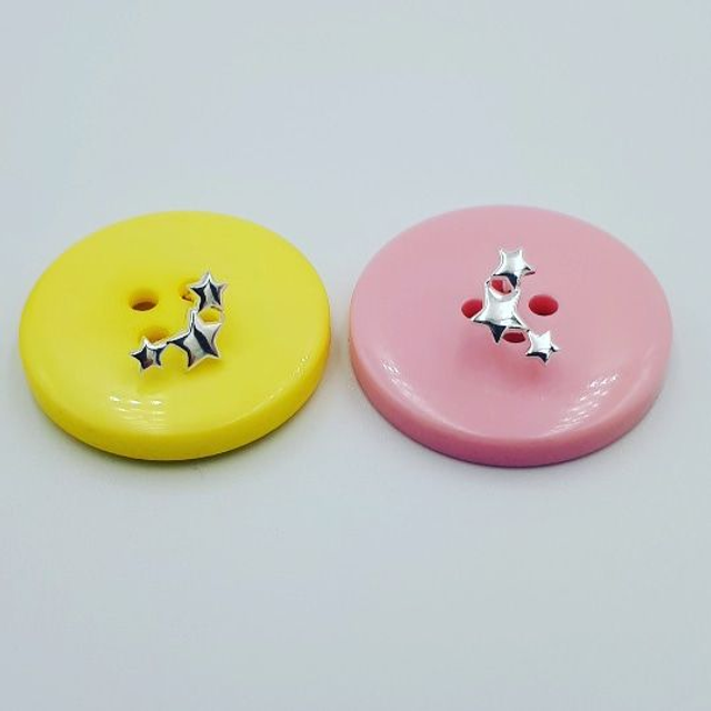 Trio Star Stud Sterling Silver Earring