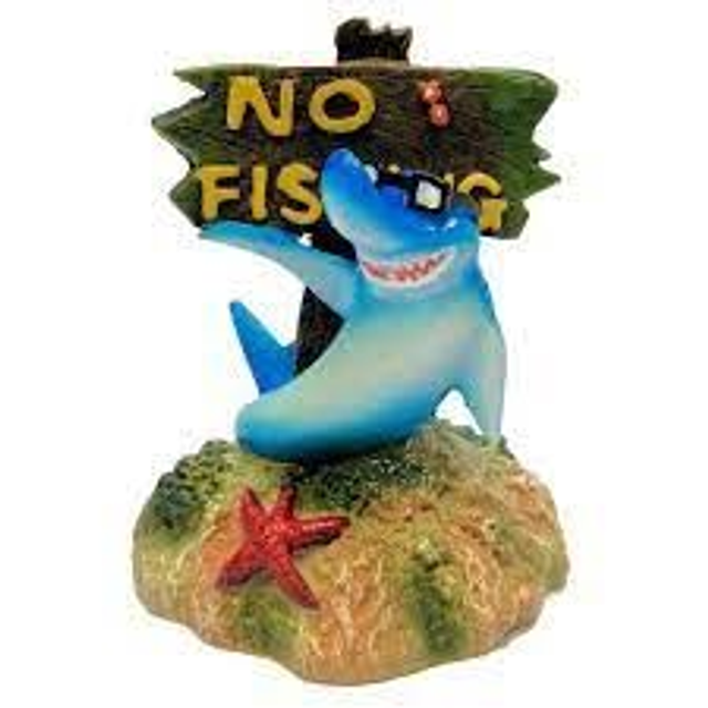 MS827 Shark no Fishing Sign