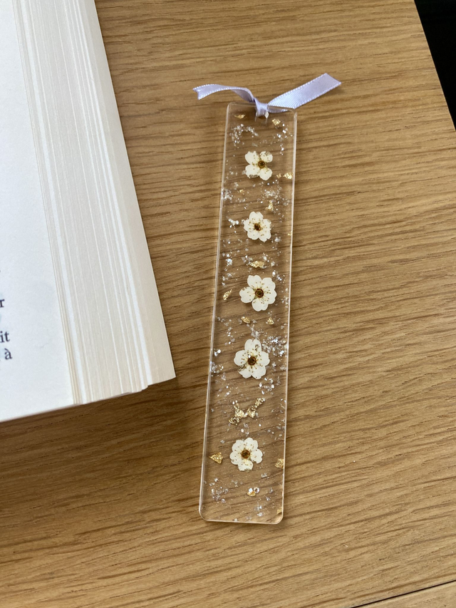 Marque page carré - spirée