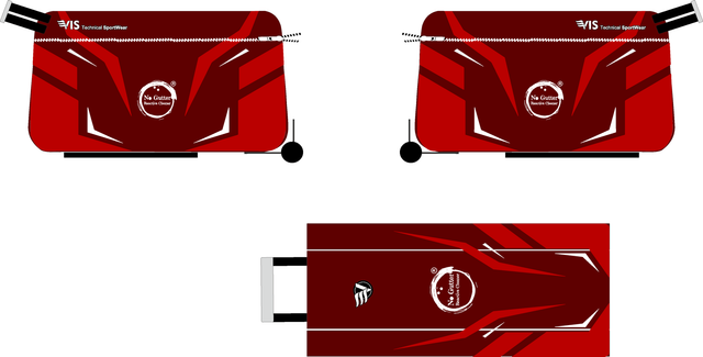 No Gutter 2-Ball-Roller(auch mit Namen) Red Design