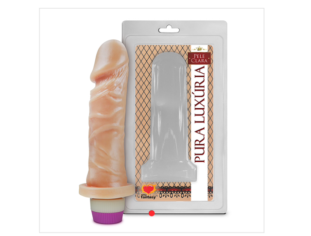 Pênis Realístico Com Vibro - 15,3cm X 4cm Referência: PC008
