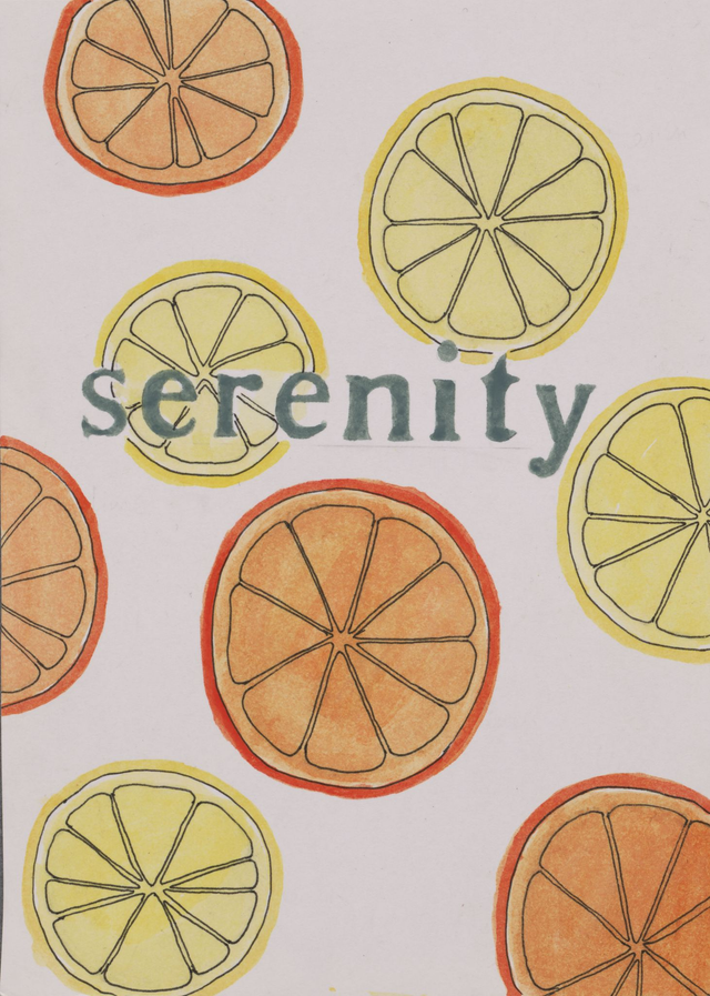 A5 Serenity poster