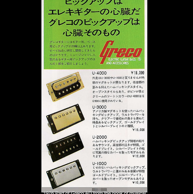 PROTOTYPE 1975 Maxon U1000 Humbucker ... Mythical '59 Burst ... 7.82k PAF Replica (Lawsuit Japan)