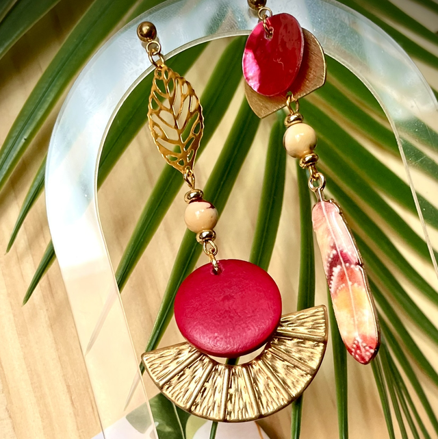 Boucles Nana Jaspe Mokaite