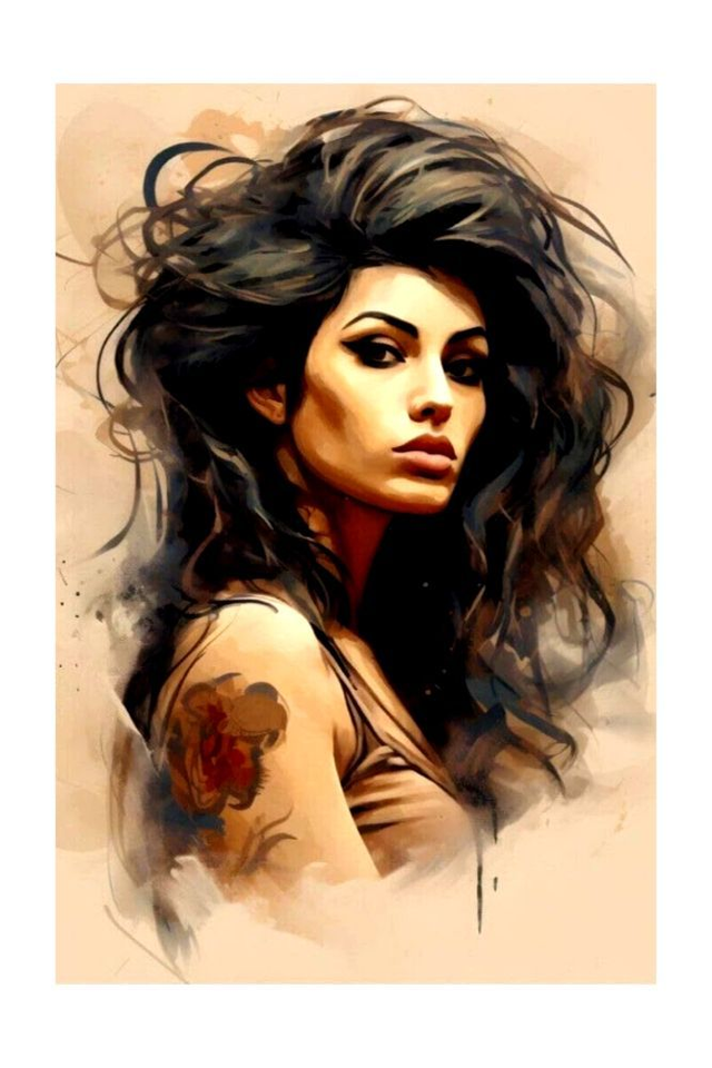 Amy Wine House Music Art Print