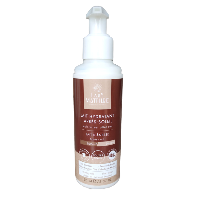 Lait après-soleil au lait d'ânesse
