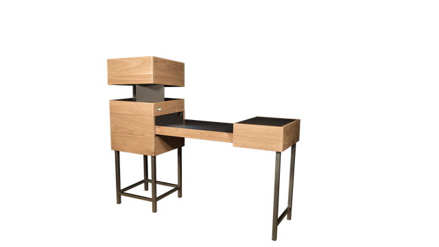 Deer Desk, Bureau multimédia modulable ( fabrication à la demande )