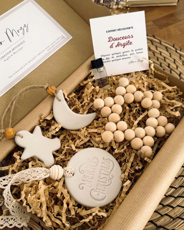 Coffret découverte Noël, Douceurs d'Argile, Collection Naturelle