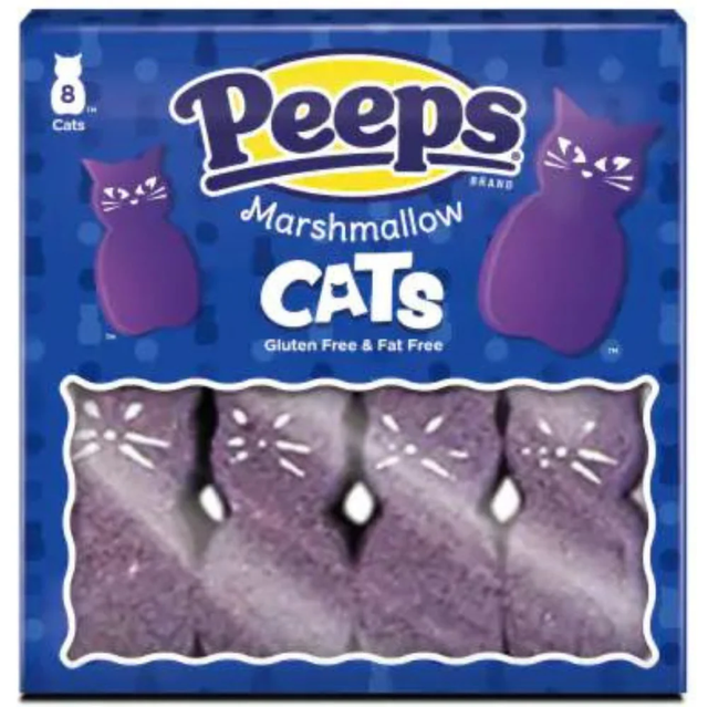 Peeps Halloween Marshmallow Spooky Cats (8pcs)