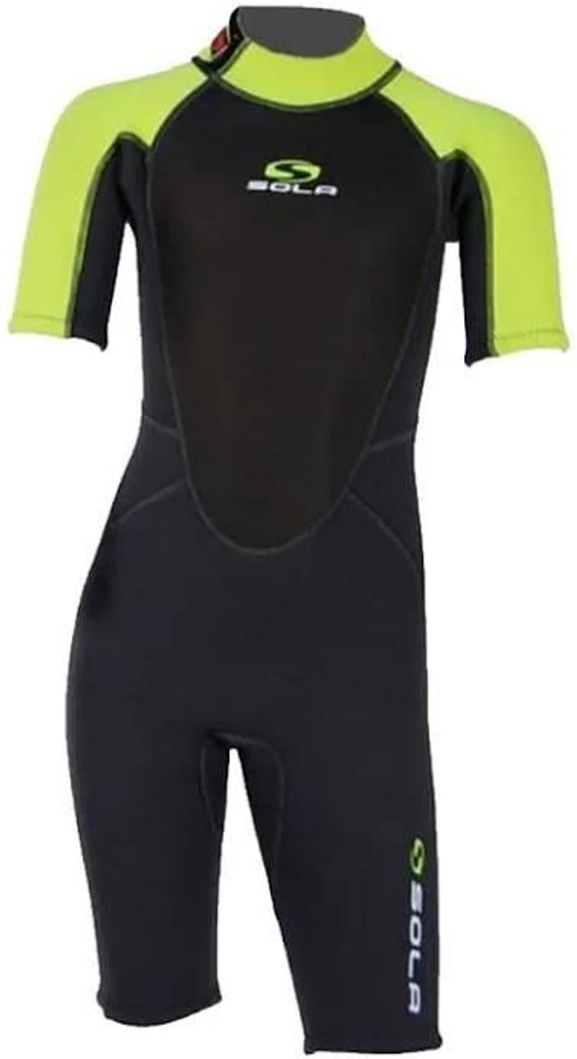 Sola kids storm shorty wetsuit