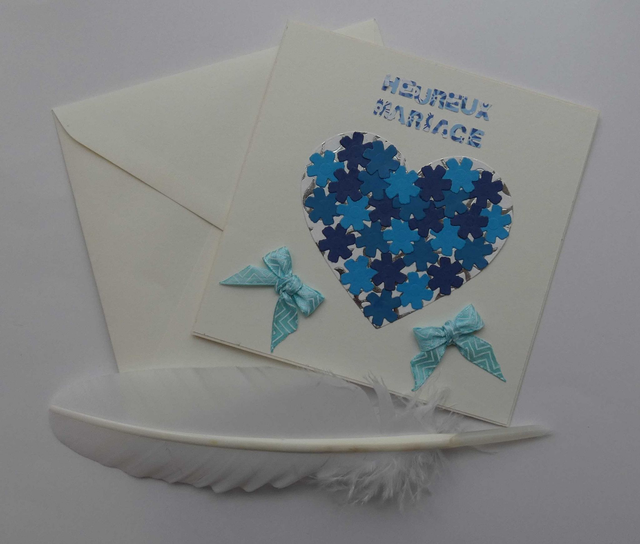 Le coeur fleuri du mariage