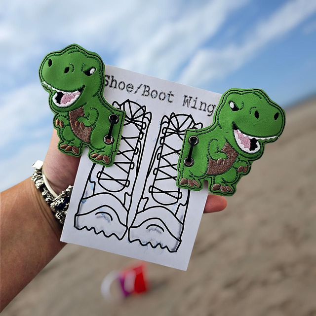 Dinosaur Shoe Wings