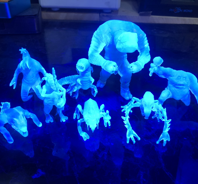 Star Wars: Dejarik Chess Pieces