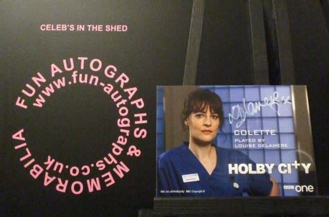 Louise Delamere (Colette) Authentic Autographed Holby City 6x4 Cast Card