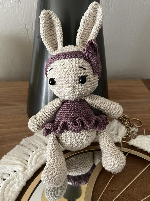 Lapin fait au crochet