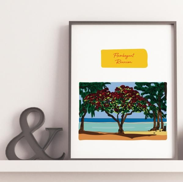 Affiche "Flamboyant"