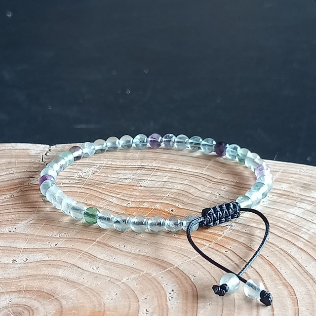 Bracelet ajustable en Fluorite