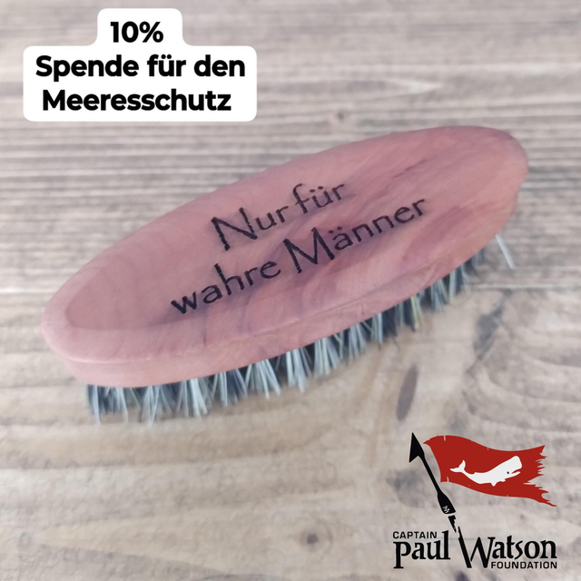 Bartbürste "Nur für wahre Männer"