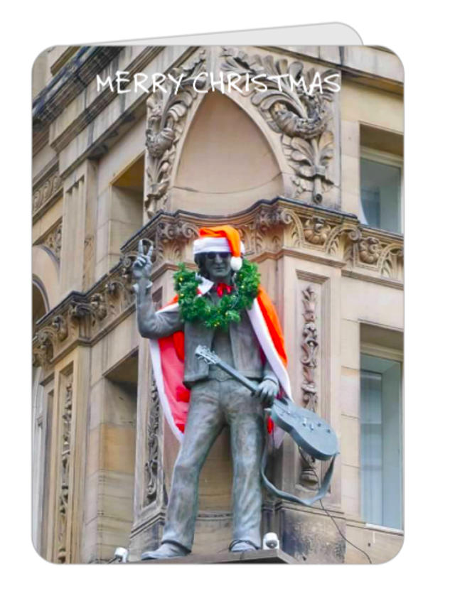 John Lennon Christmas luxury notecard