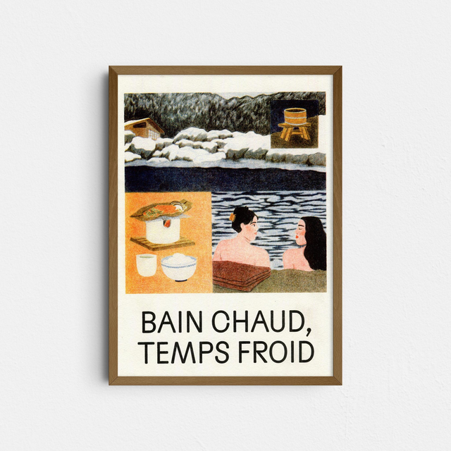 Bain chaud par temps froid (risographie format A5)