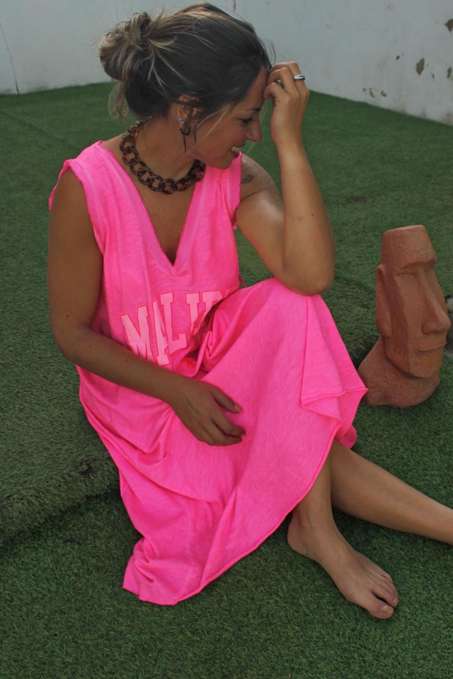 Vestido Malibu Rosa